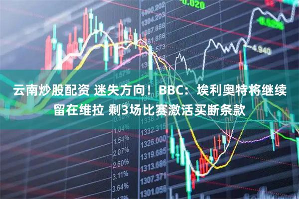 云南炒股配资 迷失方向！BBC：埃利奥特将继续留在维拉 剩3场比赛激活买断条款